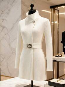 GlowEve Damska lekka kurtka casualowa, jesienna - Beżowy - Zobacz 1