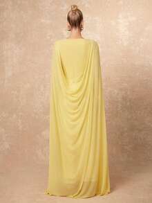 Lumalex Đầm voan xếp ly dáng suông, cổ thuyền, cổ choàng, eo thon, ôm sát cơ thể, chất liệu chiffon, thích hợp cho mùa xuân sớm. Đầm mùa xuân cho nữ, trang phục đi nghỉ mát, sinh nhật, đám cưới, quà tặng ngày Valentine, trang phục lãng mạn cho ngày Valentine, khách mời đám cưới, quà tặng ngày Valentine, trang phục lãng mạn cho ngày Valentine, tiệc tùng, kỳ nghỉ hè, trang phục đi biển, vẻ ngoài sang trọng, phong cách quý phái, trang phục thanh lịch, dạ hội, tiệc tùng, tiệc tùng, trang phục kín đáo, phong cách cổ điển, tiệc rave, tiệc tùng nhiều lớp. - Màu vàng - Xem 8