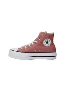 Converse Chuck Taylor All Star Lift Women's Boots Pink A10645C - 淺鞍棕色/天然象牙色/黑色 - 查看 4