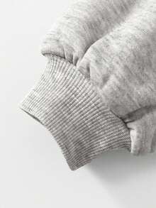 1 Set Tween Girls Casual Cherry Pattern Crew Neck Long Sleeve Sweatshirt And Pants Suit, Cozy Fall & Winter Styles, Grey Sweatsuit