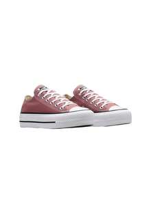 Converse Sneakers joase din pânză cu platformă Chuck Taylor All Star Lift, roz, A10648C - Roz - Vizualizare 2