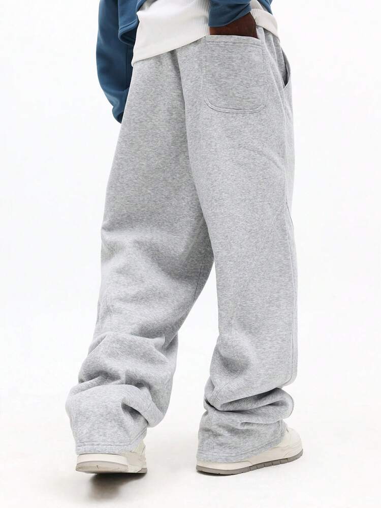 Lockere Jogginghose mit weitem Bein