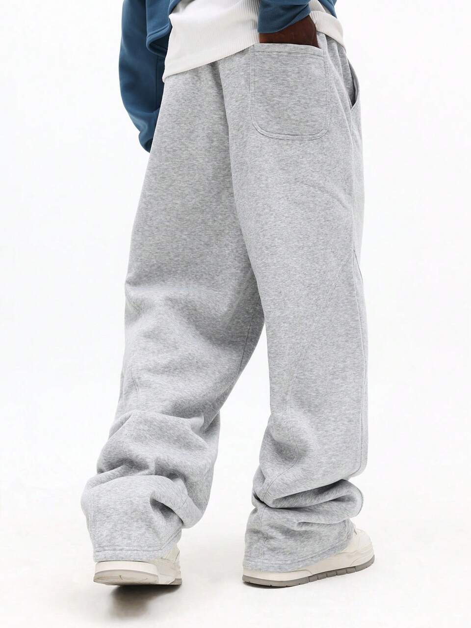 Calça de moletom larga e relaxada
