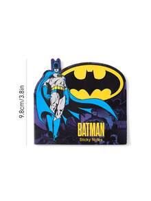 BATMAN X SHEIN 记事本套装，可爱记事本，书写便笺页标记，猫咪儿童办公学习用品创意礼物 - 彩色 - 查看 4
