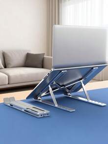 Teckwe 18英寸筆記本電腦支架，鋁合金可折疊散熱升降式便攜式桌面平板電話支架