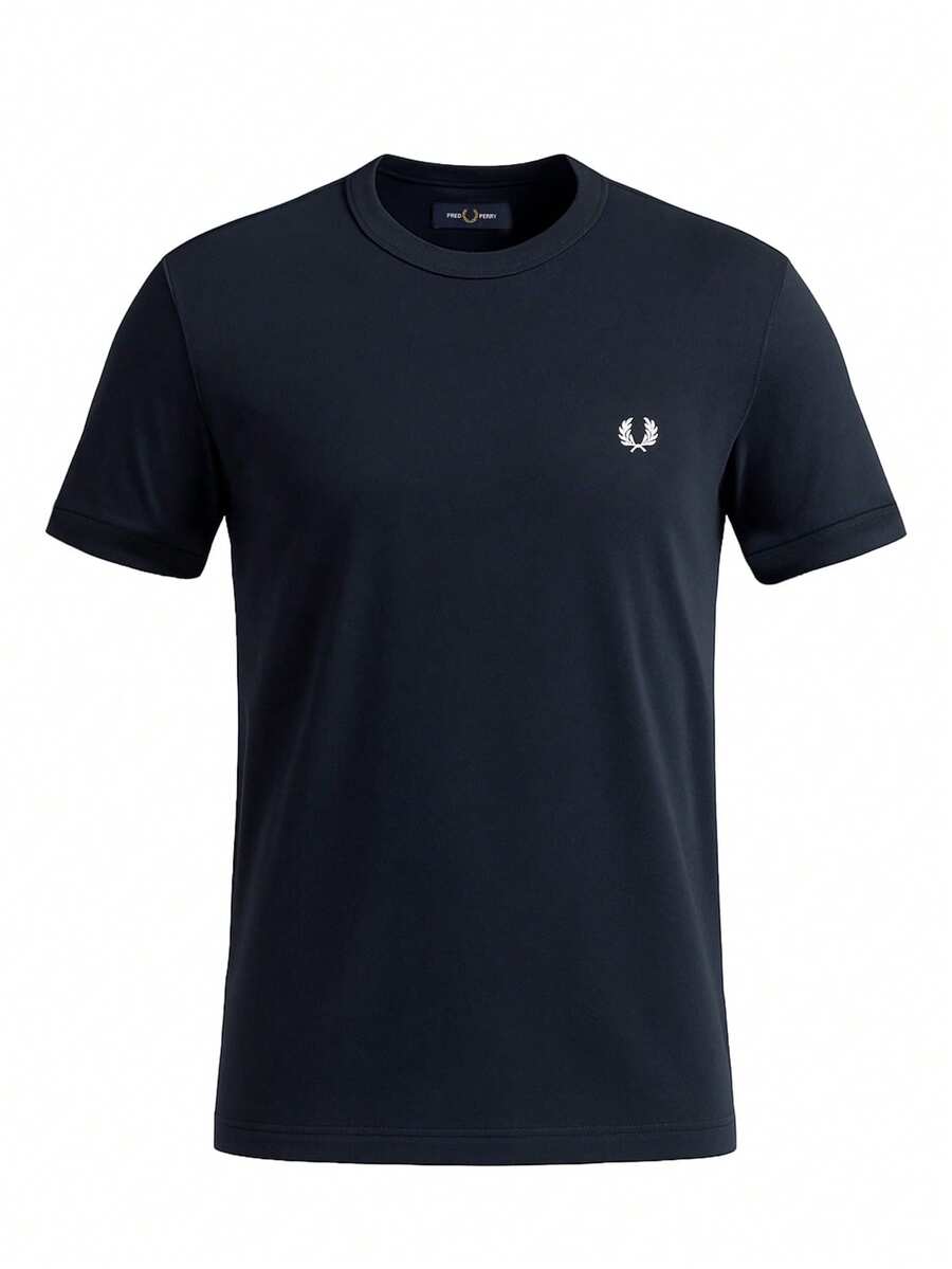 Fred Perry Men's Ringer T-Shirt Navy - Black - View 1