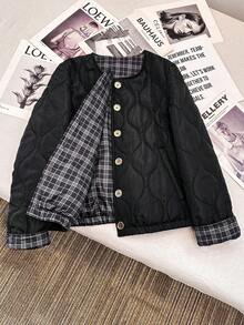 GlowEve 女士时尚百搭休闲夹克，冬季 - 黑色 - 查看 4