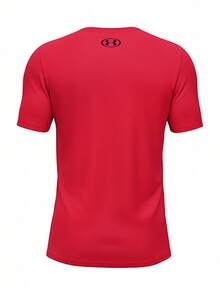 Under Armour Left Chest Logo Men's Short Sleeve Red - Red - View 2