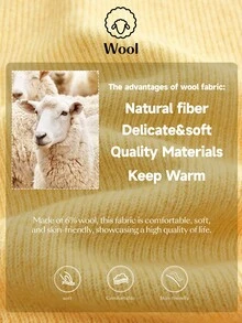 Ontre 2025 新品，羊毛混纺，冬装，女式两件套毛衣套装，现代都市风格，纯色黄色，柔软舒适的面料，合身廓形，女式两件套，商务休闲韩版时尚，网红通勤装，日常百搭装，万圣节圣诞节秋冬服装，无袖毛衣背心和长裙两件套，高领，百搭舒适，简约优雅，高领上衣和裙子两件套，时尚女式两件套