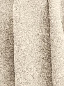 Franclia Fashionable French Elegant Short Brown Round Neck Long Sleeve Women Overcoat, Autumn/Winter