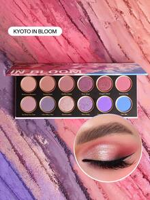 SHEGLAM Paleta De Sombras De Ojos Kyoto In Bloom De 12 Colores, Metalizada, Mate Y Brillante, Colores Rosa Y Morado Muy Pigmentados, De Larga DuracióN, Que No Se Corre, Sombras De Ojos Suaves Y Tersas, Maquillaje De Ojos, CosméTicos, , Navidad, Invierno, Sombras De Ojos Rosa Y Morado Brillos Marca Belleza Maquillaje Maquullaje CosméTica Para Mujeres NiñAs Perfecto Para Invierno Primavera Ideal Para Y2K Elegante Moda Adecuado Para CumpleañOs Regalo Fiesta Listo Mejor Color - KYOTO IN BLOOM - Ver 2