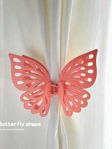 Joivida 1pc Butterfly Shape Curtain - Home Living Room Bedroom Room Curtain Fixer, Bedroom And Living Room Decor Accessory, Home Decor Good Bow Curtain,Christmas, Valentine's Day - Multicolor - View 8
