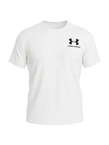 Under Armour Left Chest Logo Men's Short Sleeve White - White - View 1