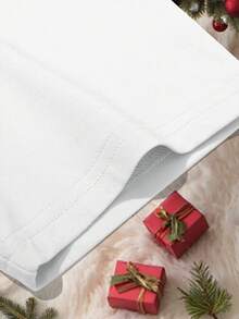 Manfinity Homme T-shirt à manches courtes imprimé de Noël pour hommes grande taille