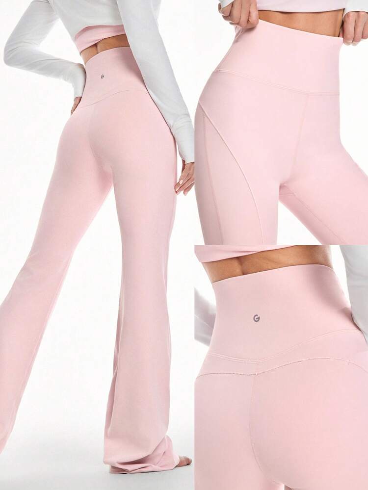 35" FeatherFit™-Warm HeatFlow Soft Warm Chill Stretchy High-Rise Waist Flare Leggings Low-Impact Yoga Pilates Studio Daily Casual Valentine's Day