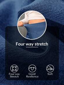 Flexra Jeans skinny casual élastique grande taille, toutes saisons