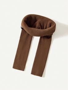 Cozy Pixies 1 对厚婴儿和儿童肩带，可爱棕熊刺绣连体紧身裤，适合户外穿着 - 咖啡棕 - 查看 6