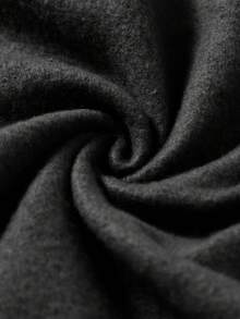 Manfinity EMRG Bộ đồ thường ngày cho nam, mùa thu, áo nỉ trùm đầu dài tay màu trơn có khóa kéo phía trước và quần nỉ - màu đen - Xem 5