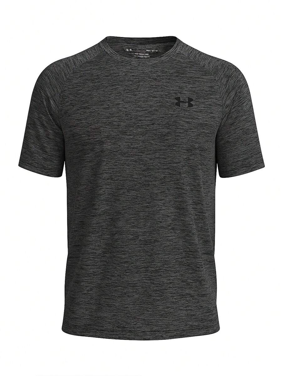 Under Armour Tech Men's Short Sleeve Black - Black and White - View 1