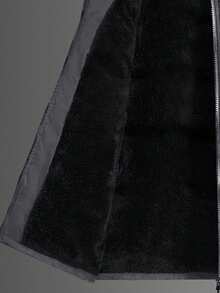 Manfinity Homme Men's Winter Thickened Thermal Lined Padded Vest Jacket - Grey - View 4