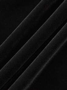 INAWLY مجموعة جاكيت قصيرة وشورت مزينة بالدانتيل الأسود قطعتان