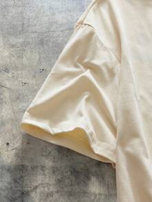 AXEPEAK Men Cotton Japanese Letter & Cartoon Graphic Tee, Summer