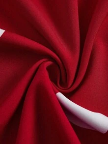 SHEIN Clasi Plus Size Women V-Neck Long Sleeve Polka Dot Printed Elegant Dress For New Year Clothes Maxi Women Outfit