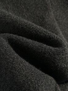 GlowEve 女式高端法式收腰黑色多层无袖连衣裙，秋冬