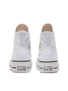 Converse Chuck Taylor All Star Women's Trainers White 560846C - White/Black/White - View 3