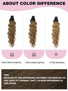 Extensiones de cabello con cinta de onda de agua, cabello humano Remy #1B/30 natural y marrón, 20 piezas 50G, extensiones de cabello virgen, extensiones de cabello real - S1/30 - Ver 5