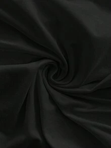 Aloruh Áo thun dài tay hở vai thanh lịch, thoải mái dành cho nữ - màu đen - Xem 7