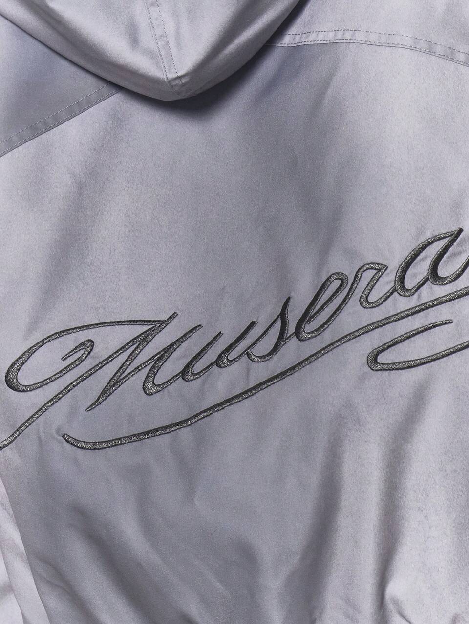 Chaqueta bomber con capucha bordada oversize para invierno, salidas, uso diario, noches, estilo casual y fresco, de estilo streetwear lavado