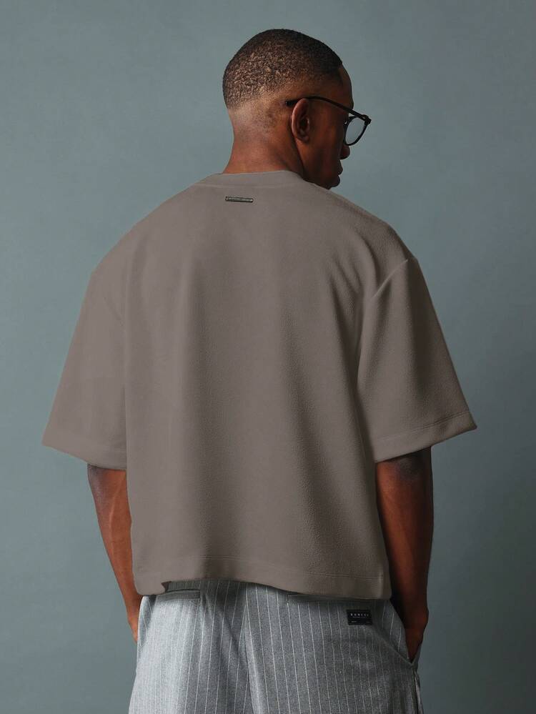 Oversized Drop Shoulder Crewneck T-Shirt