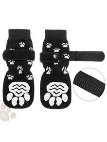 PETSIN 1 Pair Of Pet Socks Foot Cover, Cat And Dog Socks, Outdoor Anti-Skid Waterproof Shoes Socks, Pet Supplies