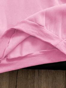 Sudadera con capucha con estampado gráfico de bailarina de capuchino divertida y linda para niñas jóvenes, color rosa, otoño/invierno