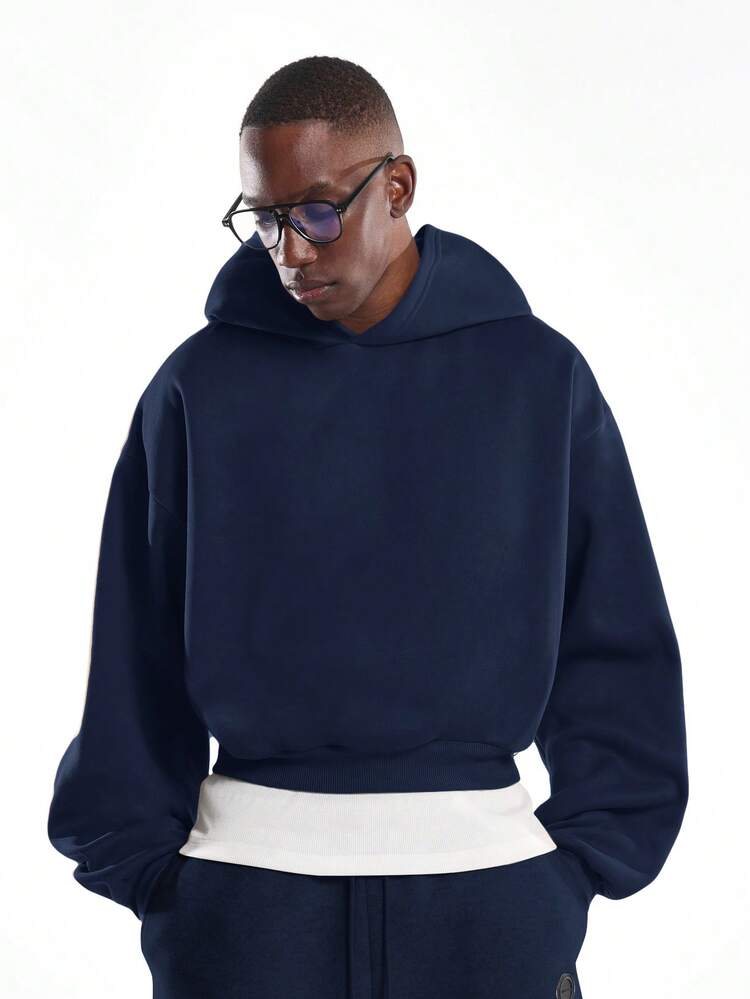 Crop Fit Overhead Hoodie Without Pocket