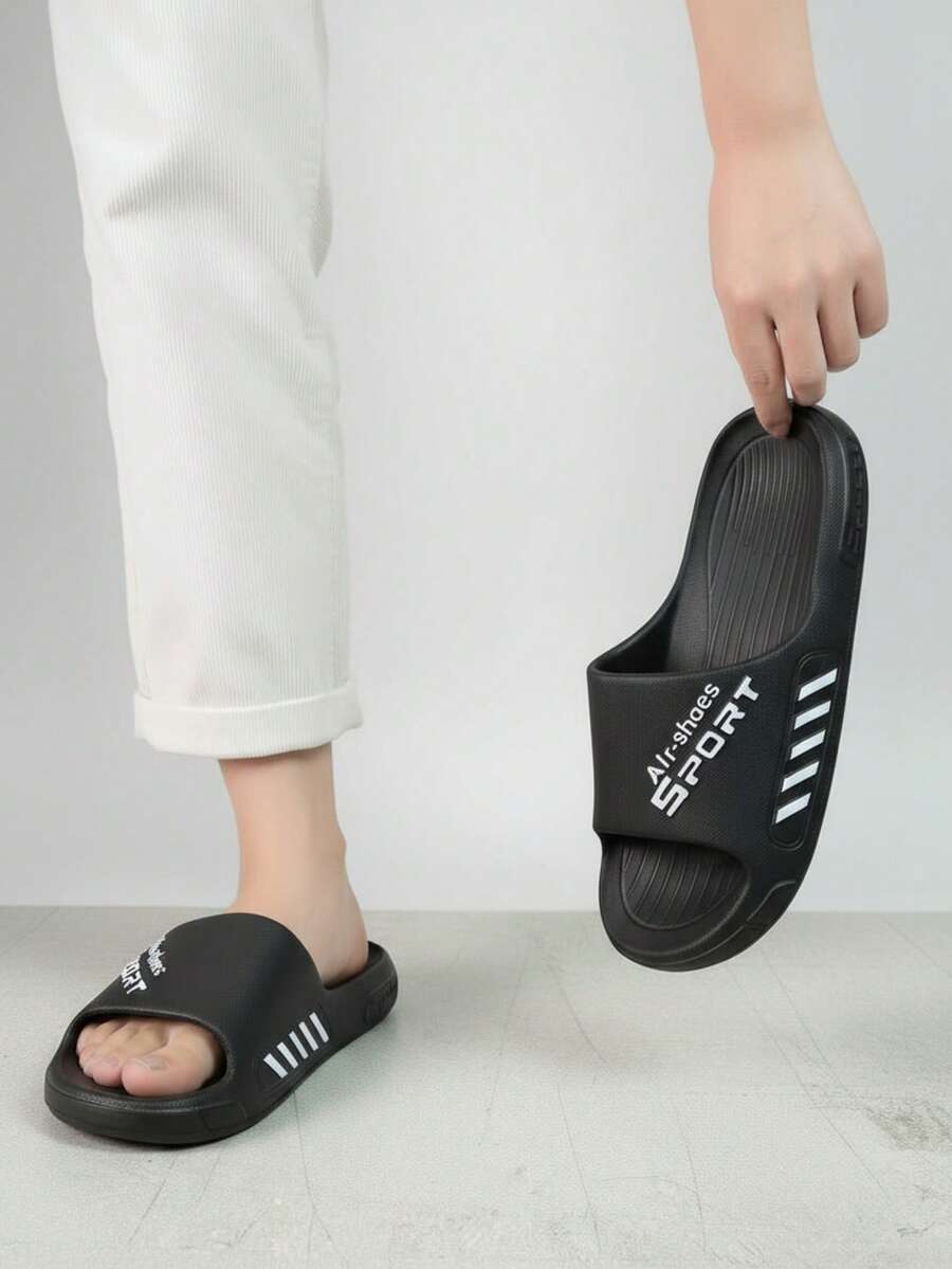 Men Slippers - Black - View 1