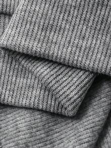 Livesso Sudadera de mujer con cuello alto, media cremallera, estampado de dibujos animados, estilo casual de negocios elegante de calle, forrada térmicamente para otoño/invierno - Gris - Ver 8