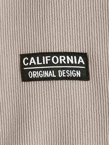 Manfinity VCAY Men's Contrast Color Woven Casual Long Sleeve Earthy Color Block Streetwear Shirt - Multicolor - View 3