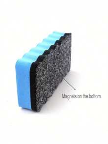 1/4个装磁性白板擦，适用于家庭、学校和办公室，开学季必备