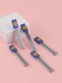 1/5/10pcs 0.5/0.7mm Automatic Pencil Lead Refills, HB Resin Mechanical Pencil Leads, School Supplies Back To School - Black - View 2