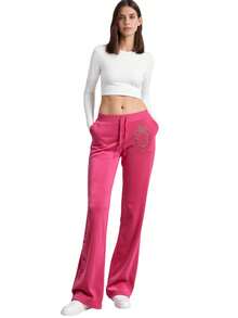 Juicy Couture Women's Pants Pink - Pink - View 3