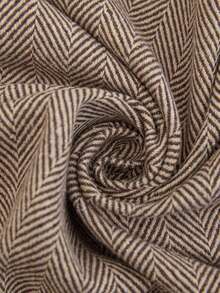 SHEIN 女士优雅撞色翻领斗篷大衣，秋季 - 卡其色 - 查看 8