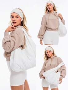 GLOWMODE 15L Glow The Distance Lightweight Waterproof Puffer Reflective Logo Magnetic Closure Zipper Pocket Tote Bag Gym Hiking Outdoors Travel Daily Casual Wear