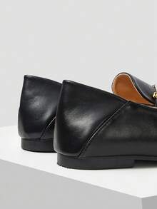 MOTF PREMIUM SQUARE TOE COMFORTABLE WOMEN'S FLAT SHOES, FOR SORCERESS NEW YEAR HOLIDAY, SPRING SHOES SPRING BREAK EASTER FOR CHRISTMAS - Black - View 6