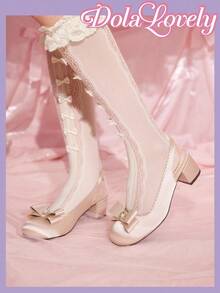 Dola Lovely Elegante Schleifen Mary Jane High Heels