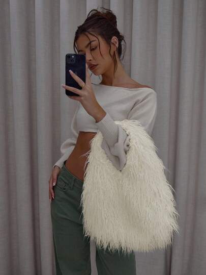 MUSERA Bolso de hombro para damas y mujeres, bolso hobo, de moda, elegante, sencillo, personalizado, versátil, clásico, para ir al trabajo, la oficina, citas, uso diario, compras, té de la tarde, otoño e invierno