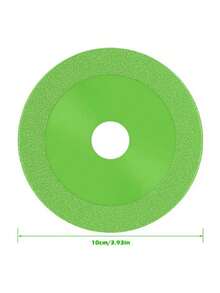 1pc 100mm Glass Cutting Disc Diamond Saw Blade For Angle Grinder 2pcs Cutting Disc, Super Wide Diamond Sand, Marble, Glass, Tiles, Chamfer, Edge Trimming, Grinding, Angle Grinder - Green - View 11