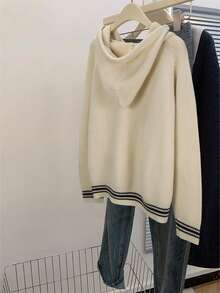 INAWLY Sudadera casual para mujer, estilo universitario minimalista