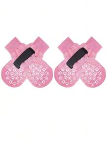 PETSIN 1 Pair Of Pet Socks Foot Cover, Cat And Dog Socks, Outdoor Anti-Skid Waterproof Shoes Socks, Pet Supplies
